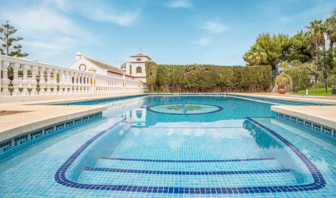 Large private pool