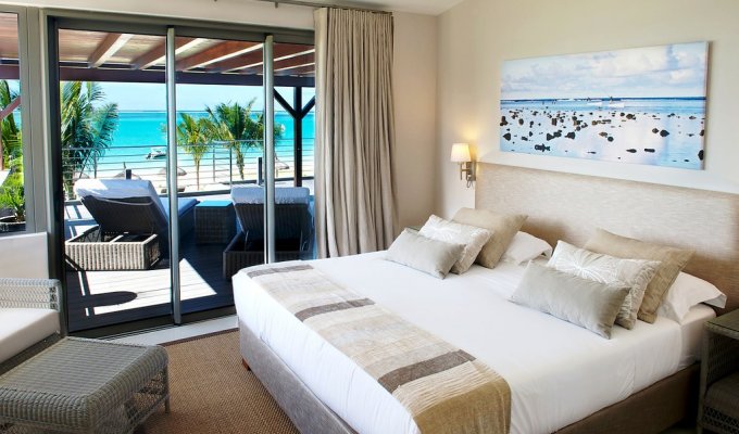 Beachfront Luxury resort in Pointe d'Esny south coast of Mauritius