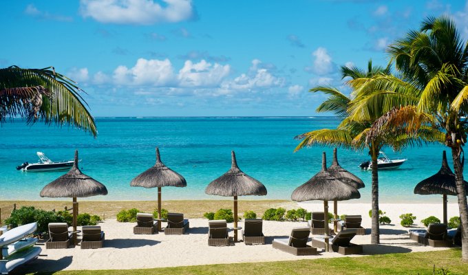 Beachfront Luxury resort in Pointe d'Esny south coast of Mauritius