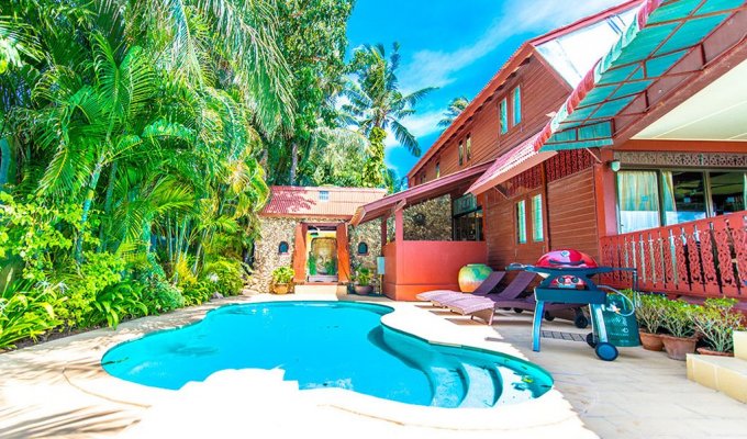 Koh Samui Villa Vacation Rentals, Beachfront with Private Pool & Jacuzzi in a Tropical Garden