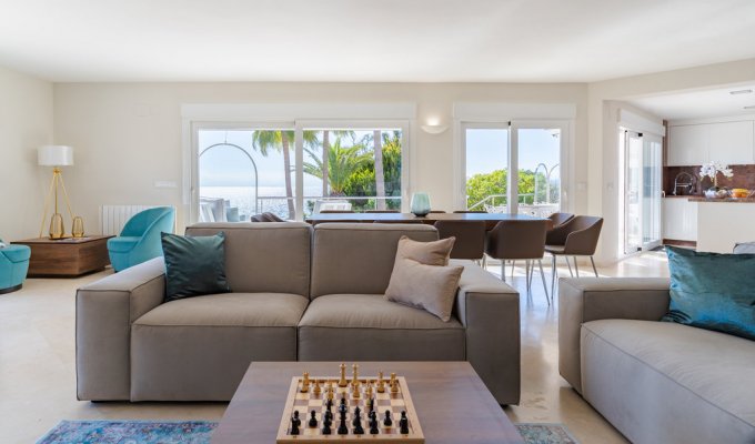 Main living room with TV set