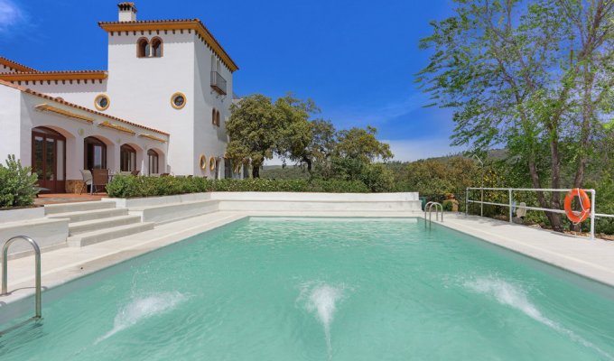 Private pool overlooking the countryside