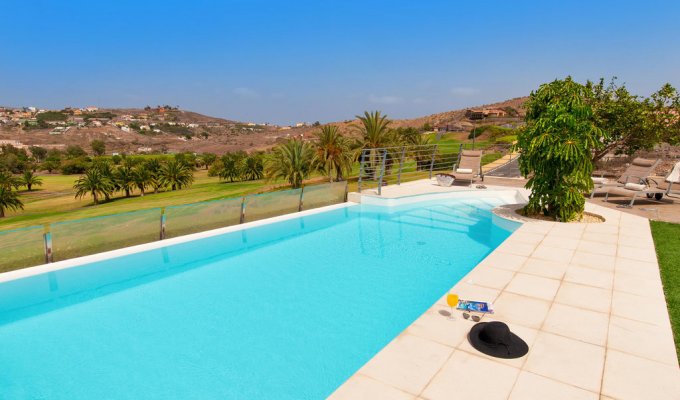 Canary Island villa rental in Maspalomas Gran Canaria private pool
