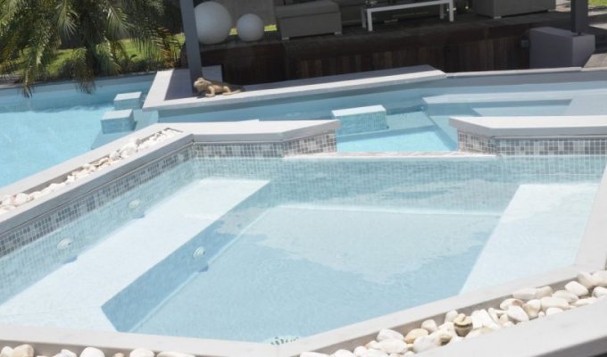 Luxury vacation villa rental in St-François, Guadeloupe with private pool 