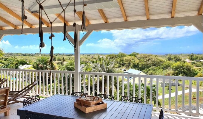 Marie Galante Guadeloupe villa rental with private pool sea view