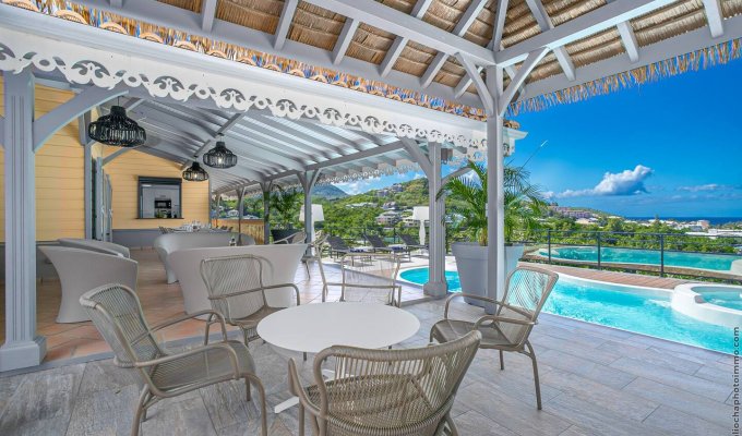 Martinique Les Trois Ilets Villa Rental private pool sea view 