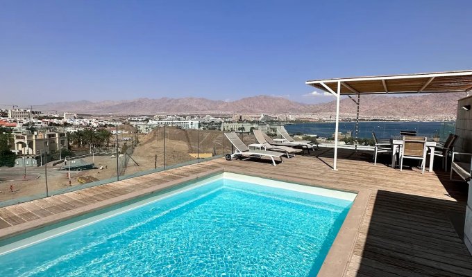 Israel Eilat Villa Vacation Rentals with private pool and sea view