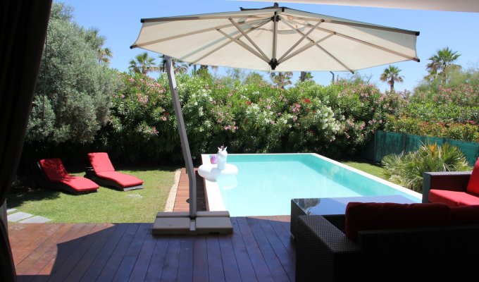 Languedoc villa holiday rentals Sete near the beach private pool