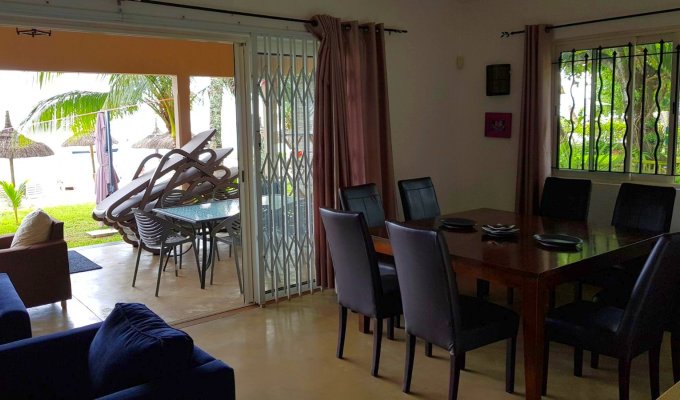 Mauritius Beach House rentals in Trou aux Biches close Grand Bay with Staff