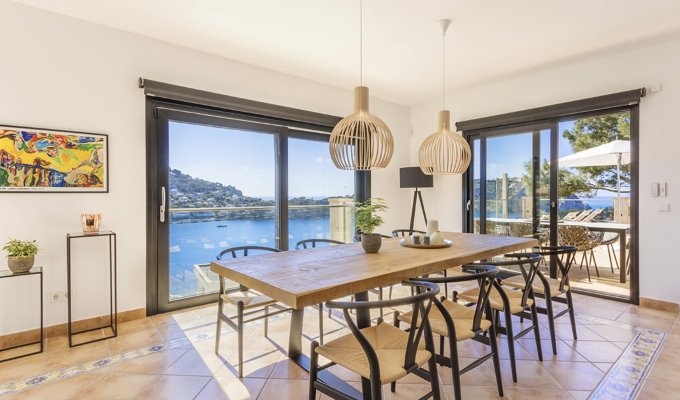 Luxury villa Andratx Port Mallorca Seaview living room