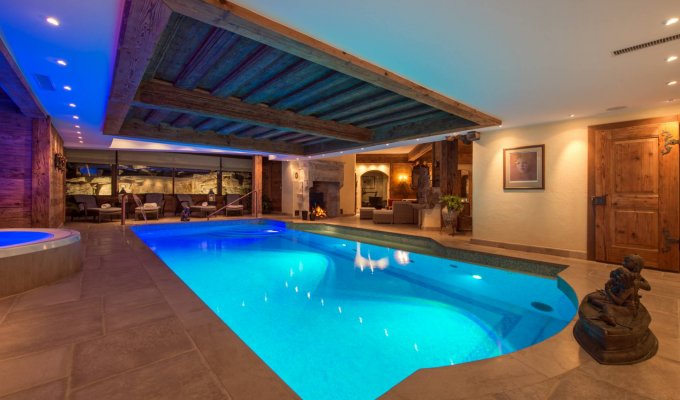 Verbier Luxury Ski Chalet Rental Pool Hammam Sauna Jacuzzi