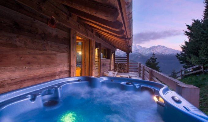 Verbier Luxury Ski Chalet Rental Jacuzzi