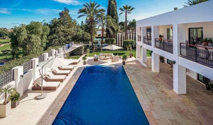 10 guest villa rental Marbella Golf Las Brisas