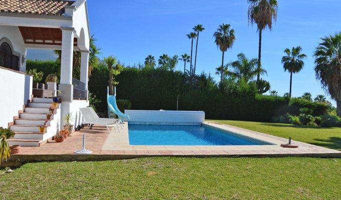 8 guest luxury villa rental Marbella Los Naranjos