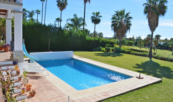 8 guest luxury villa rental Marbella Los Naranjos