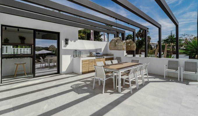 Terrace with sumemr kitchen