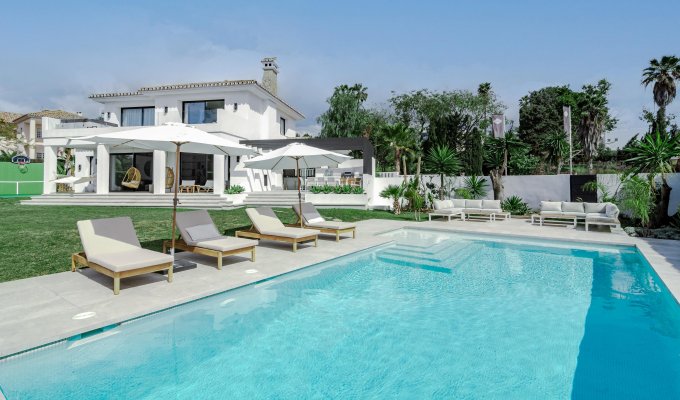 Luxury 10 guest villa rental Marbella Nueva Andalucia