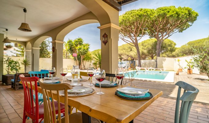 10 guest villa Conil