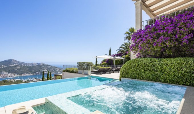 High Luxury Villa Mallorca Andratx heated pool, sauna jacuzzi