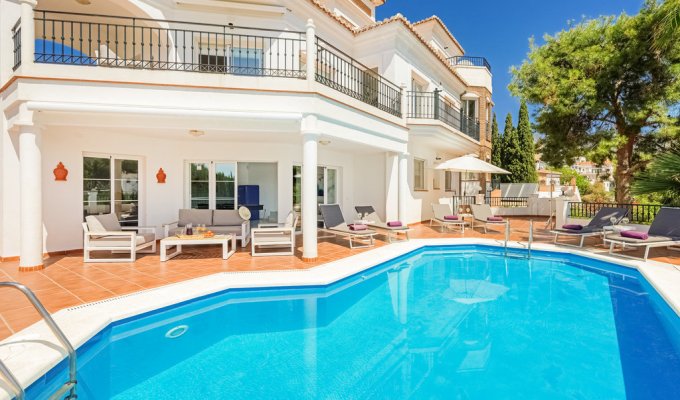 10 guest villa Frigiliana Malaga