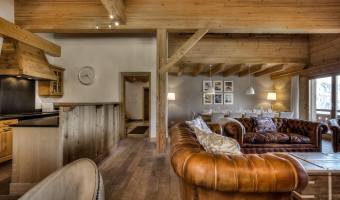 Tzoumaz luxury ski apartment rental