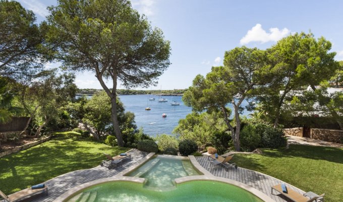 Balearic Islands vacation rental Villa Mallorca Santanyi frontline 10 pers