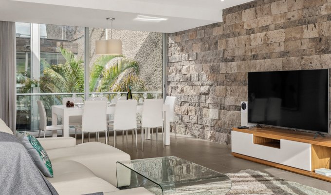 Costa Adeje Tenerife villa rental Playa Del Duque Beach & private pool