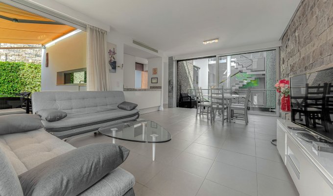 Costa Adeje Tenerife villa rental Playa Del Duque Beach & heated pool