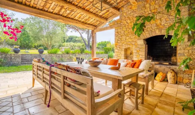 Saint Tropez luxury villa rental Ramatuelle l'Escalet beach 1 km private pool