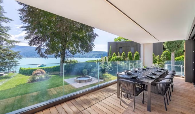 Lake Annecy Villa rental Veyrier du Lac with dock