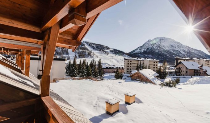 Montgenevre apartment rental ski-in/ski-out with garage Spa acces