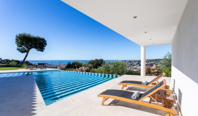 Luxury French Riviera Villa Rental Nice sea view private pool