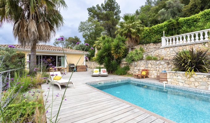 French Riviera Villa Rental Nice 6 km from beach private pool