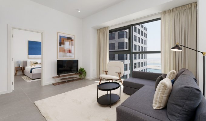 Abu Dhabi Appartment rental Al Reem Island sea view Pool Gym