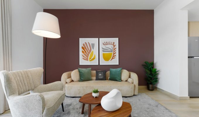 Abu Dhabi Apartment Rental Pool, Gym and Coworking Space