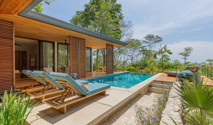 Santa Teresa location villa de luxe Costa Rica piscine privée et personnel