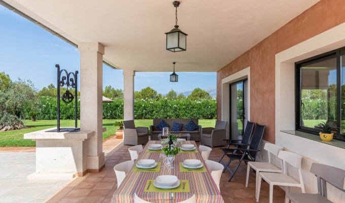 Mallorca Villa rental in Muro pool with safety fence