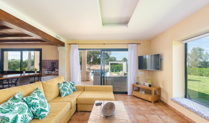 Mallorca Villa rental in Muro pool with safety fence