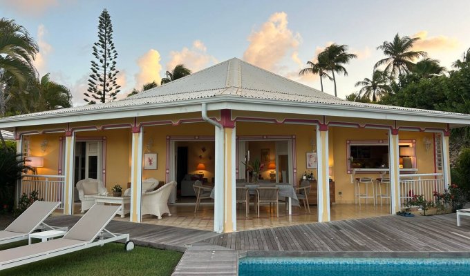 Guadeloupe villa rental Saint Francois private pool walking to the beach