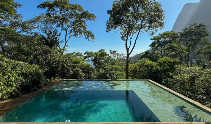 Brazil Rio de Janeiro São Conrado luxury villa rental private pool & tennis