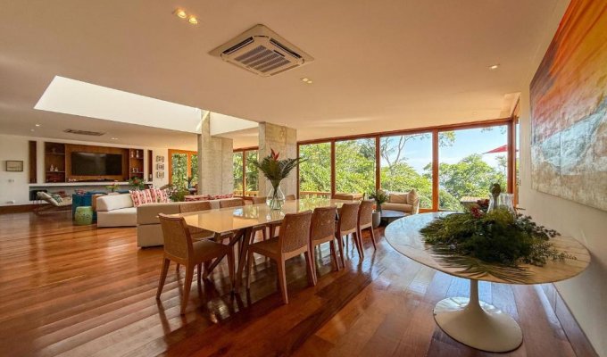 Brazil Rio de Janeiro São Conrado luxury villa rental private pool & tennis