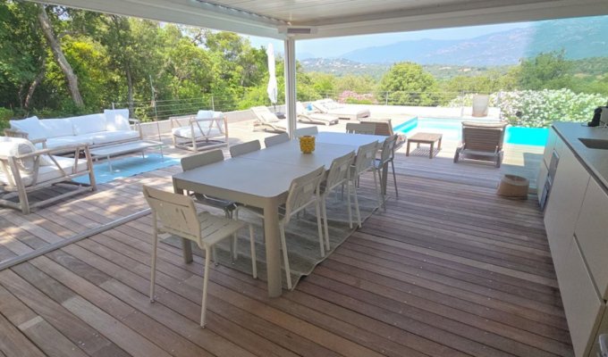 South Corsica luxury villa rental Porto Vecchio heated pool