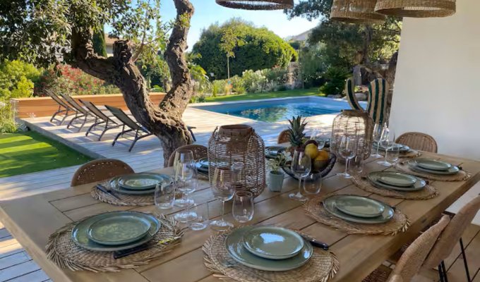 Corsica Villa Rental Porto Vecchio St Cyprien Beach private pool