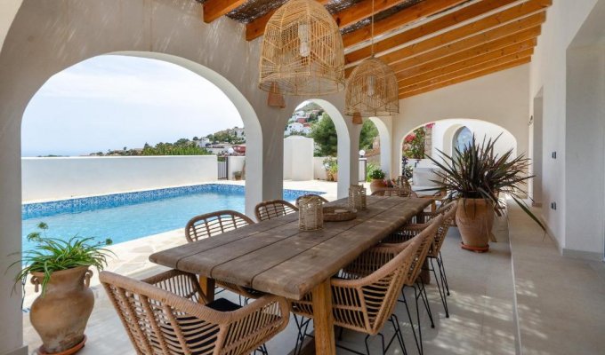 Costa Blanca Moraira villa rental with private pool PMR Access