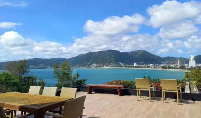 Phuket villa rental with private pool, staff and amazing seaview in Patong