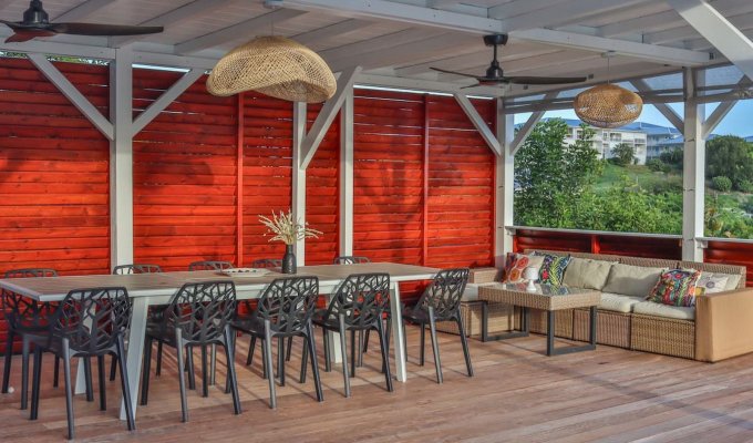 St Martin Orient Bay Mont Vernon Villa rentals private Pool Ocean view
