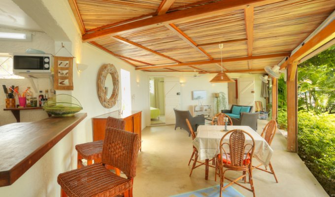 Mauritius Beach House in Pereybere beach close to Grand Bay with staff