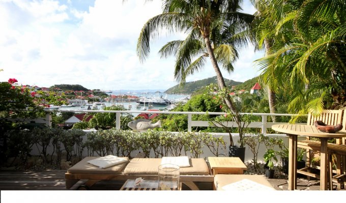 St Barths Holiday Rentals - Apartment Vacation Rentals in St Barthelemy Overlooking Gustavia harbour - FWI