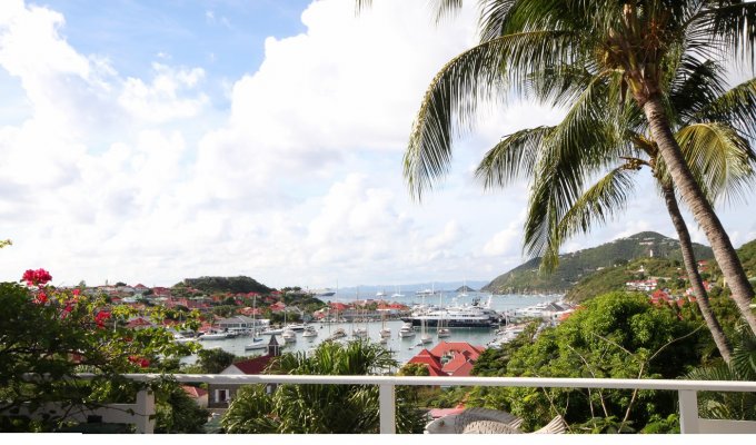 St Barths Holiday Rentals - Apartment Vacation Rentals in St Barthelemy Overlooking Gustavia harbour - FWI