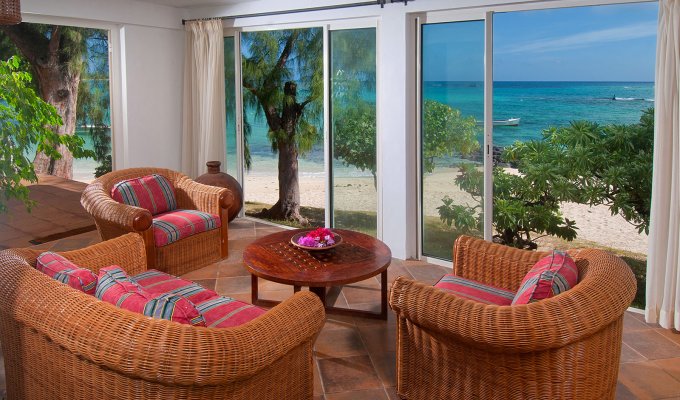 Mauritius beach house rental Pointe aux Canonniers 